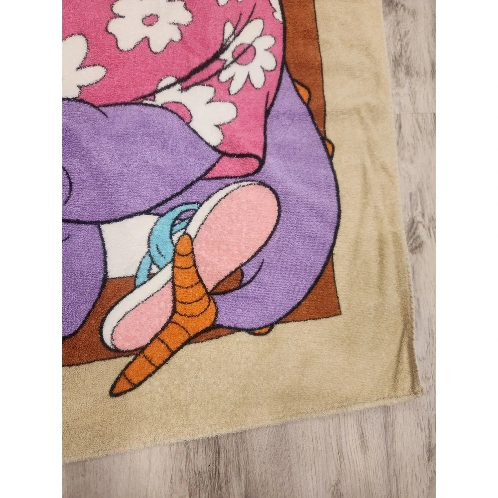 VTG. 1982 Figment Beach Towel Disney World Epcot Center Journey Into Imagination